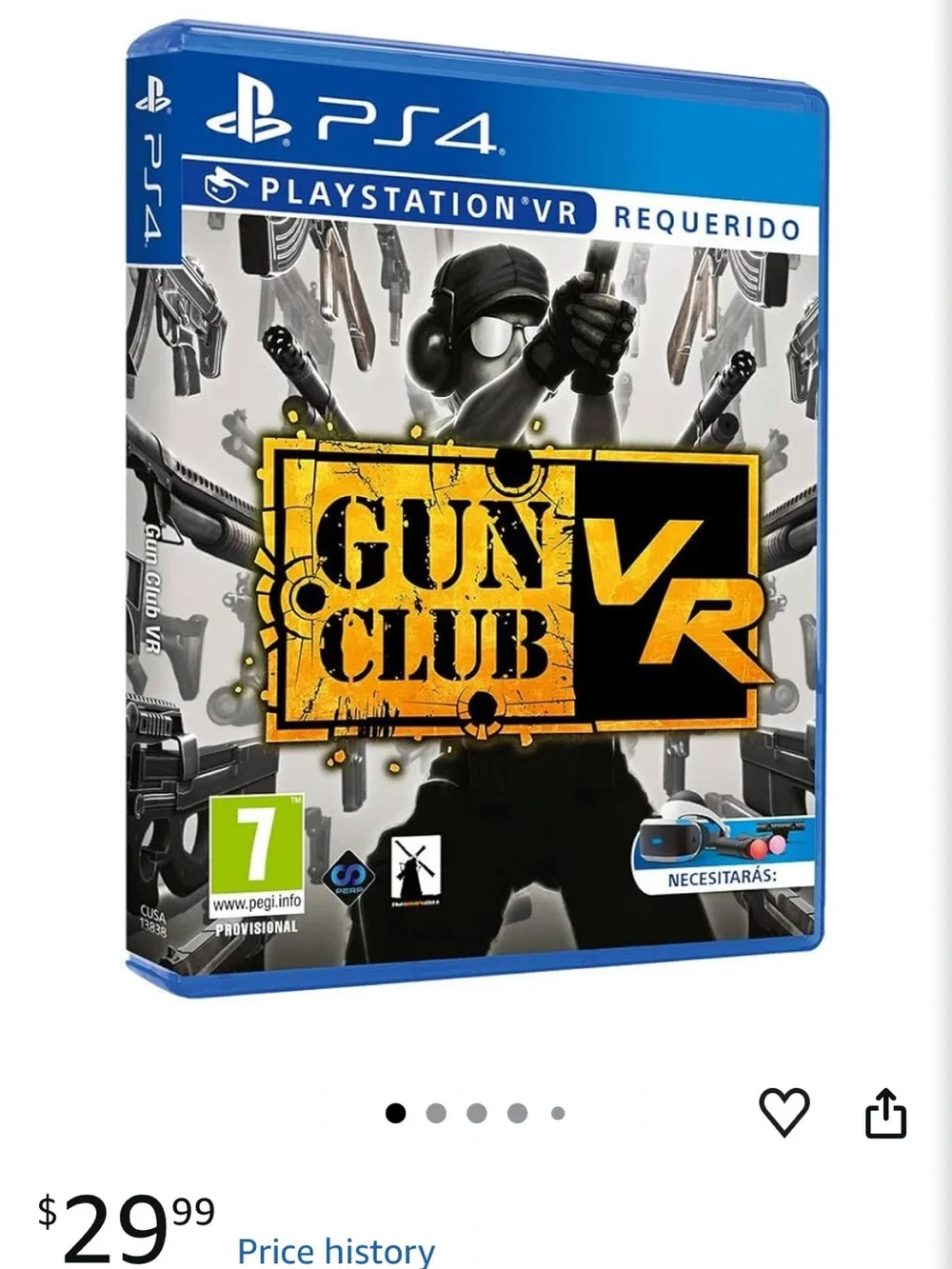 Sony ps4 gun